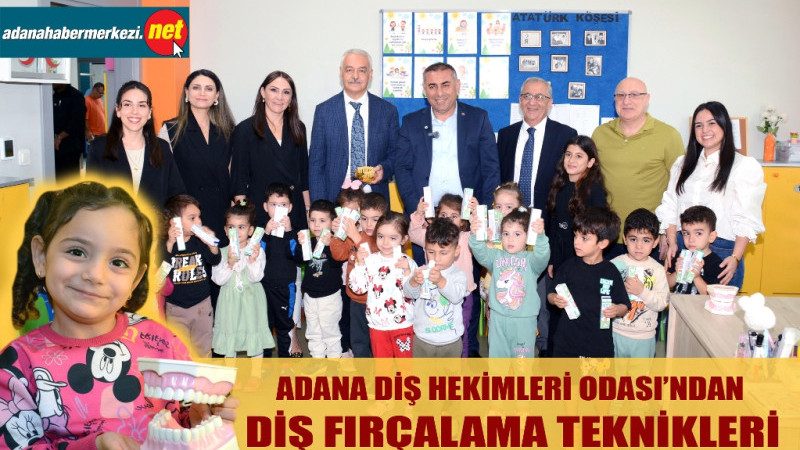 3-5 Yaşındaki Çocuklara Diş Fırçalama Teknikleri Anlatıldı