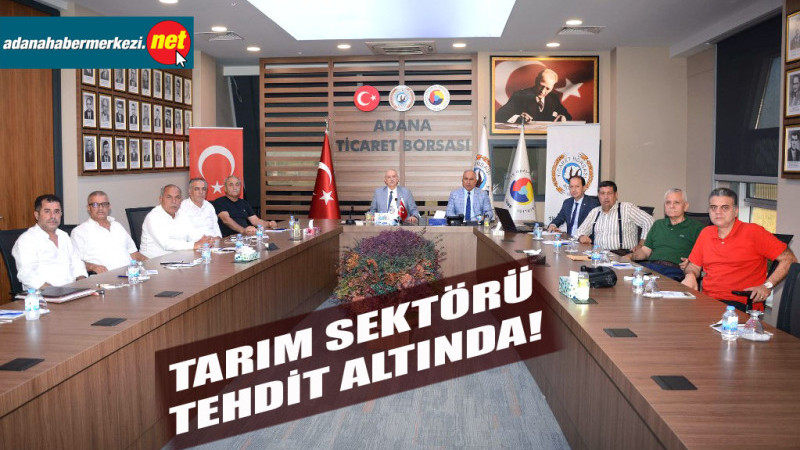 Şahin Bilgiç, “Tarım sektörü tehdit altında”